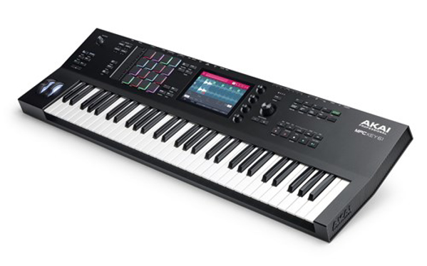 Poza cu AKAI MPC KEY 61 Standalone synthesizer keyboard Music production station Wi-Fi Bluetooth Black (MPCKEY61XEU)