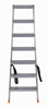 Poza cu Krause Dopplo double-sided step ladder silver (120434)