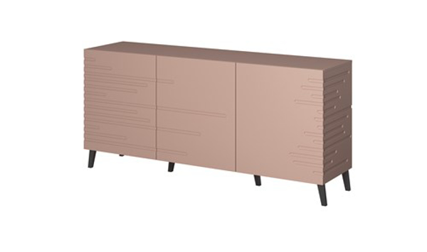 Poza cu Nova chest of drawers 155x40x72 Pink Mat (NOVA KOM155 RO)