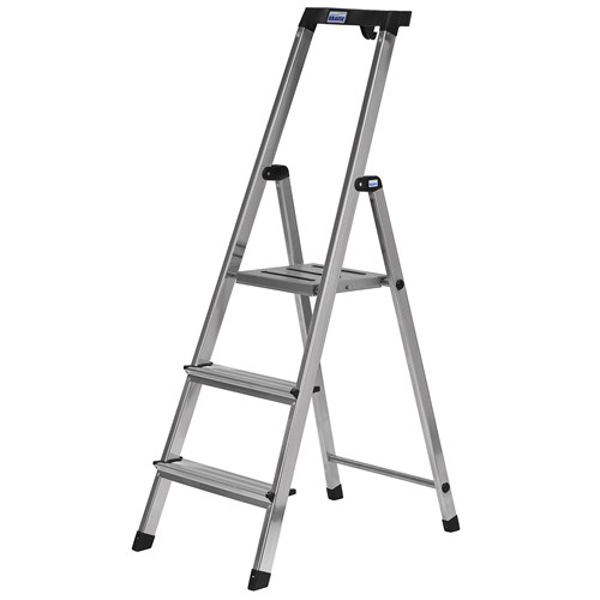 Poza cu Krause 126313 Safety Folding ladder silver