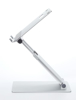 Poza cu POUT Eyes3 Lift - Aluminium telescopic laptop stand, silver grey (POUT-02701SG)