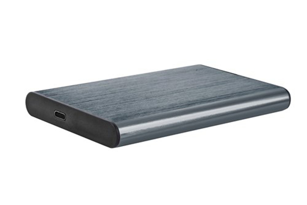 Poza cu GEMBIRD EE2-U3S-6 HDD/SSD Drive enclosure 2.5inch with USB Type-C port USB 3.1 brushed aluminum grey