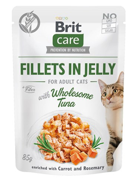 Poza cu Brit Care Cat Fillets In Jelly Wholesome Tuna 85g