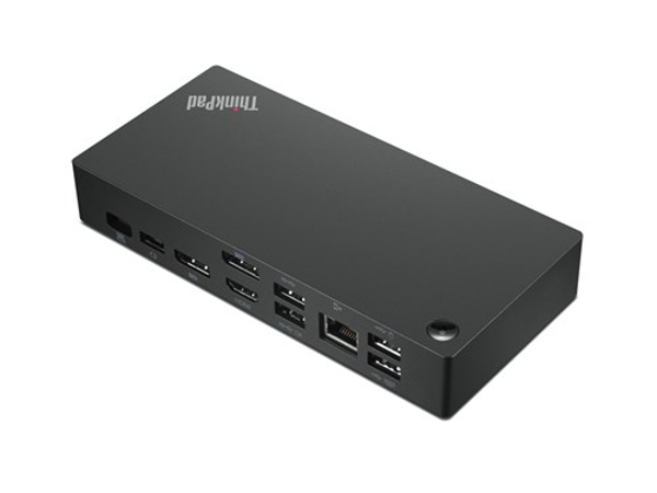 Poza cu Lenovo 40AY0090EU notebook dock/port replicator Wired USB 3.2 Gen 1 (3.1 Gen 1) Type-C Black (40AY0090EU)