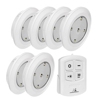 Poza cu Maclean Energy MCE165 Remote Control LED Lamps Set, AAA Battieries, 6 Pieces in Set (MCE165)