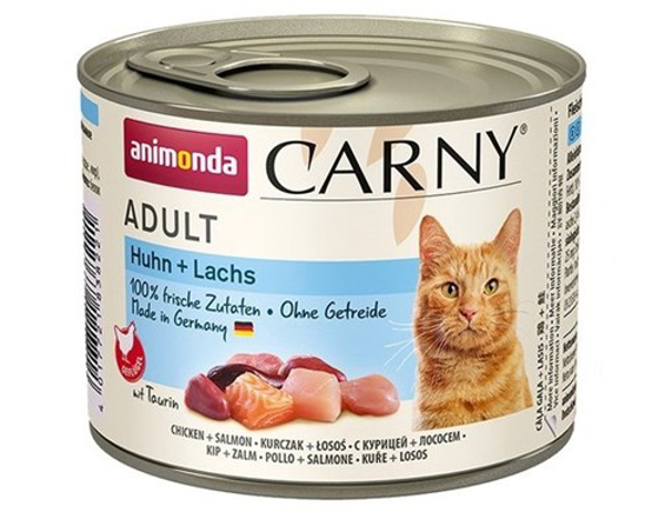 Poza cu ANIMONDA Cat Carny Adult Chicken with salmon - wet cat food - 200g