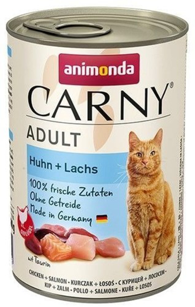 Poza cu ANIMONDA Cat Carny Adult Chicken with salmon - wet cat food - 400g