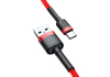 Poza cu Baseus Cafule USB cable 0.5 m USB 2.0 USB A USB C Red (CATKLF-A09)