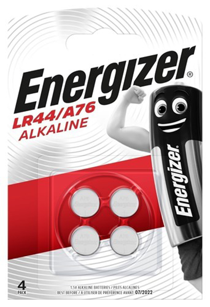 Poza cu ENERGIZER ALKALINE SPECIALTY BATTERIES LR44/ A76 4 PIECES 1,5V (411161)