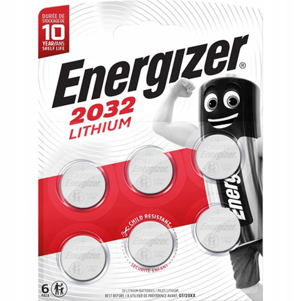 Poza cu SPECIALIZED ENERGIZER BATTERIES CR2032 6 PIECES NEW (435853)