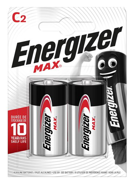 Poza cu BATTERY ENERGIZER MAX C LR14. 2 pcs. ECO package (426803)