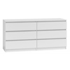 Poza cu Topeshop M6 140 WHITE 2X3 chest of drawers