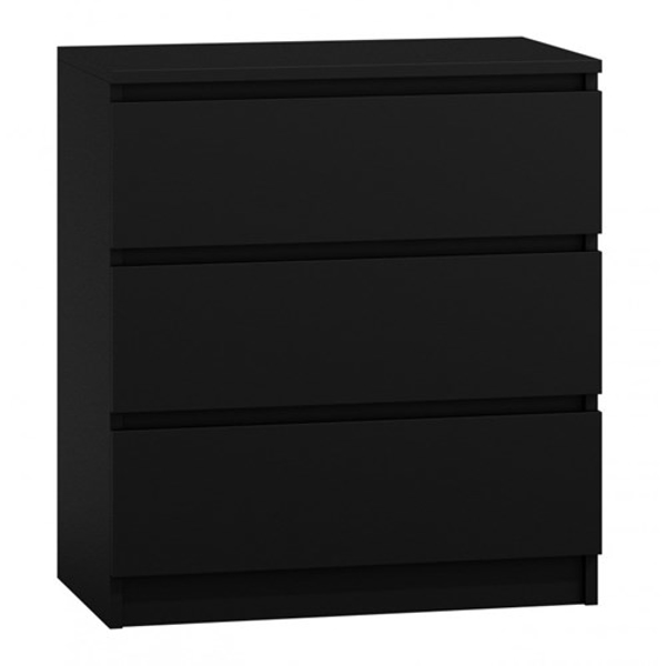 Poza cu Topeshop M3 BLACK GLOSS chest of drawers