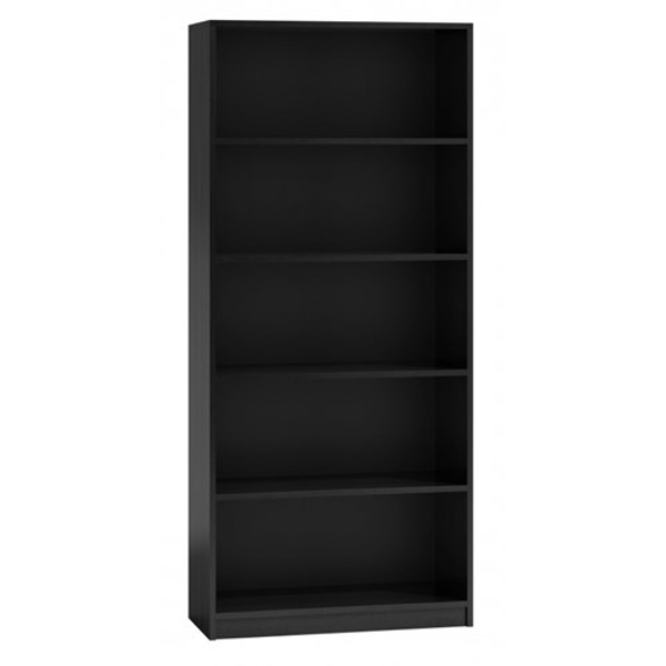 Poza cu Topeshop R80 BLACK GLOSS office bookcase
