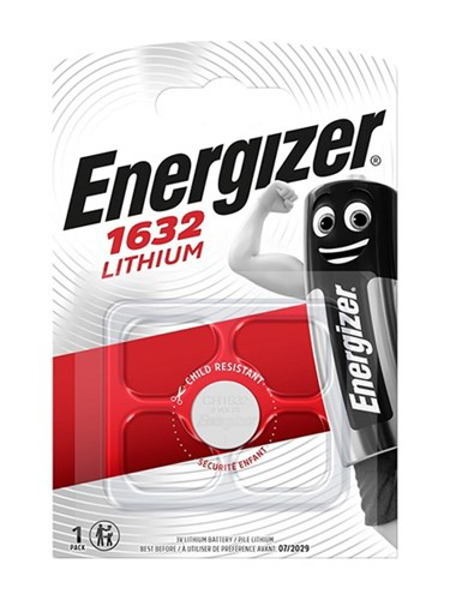 Poza cu ENERGIZER LITHIUM CR1632 SPECIALTY BATTERY 3V 1 PIECE (411550)
