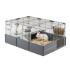 Poza cu FERPLAST Multipla - Modularer Käfig für Kaninchen oder Meerschweinchen - 107,5 x 72 x 50 cm (57040817)