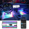 Poza cu Govee RGBIC Interior Car Lights Smart strip light Transparent Bluetooth (H70900A1)