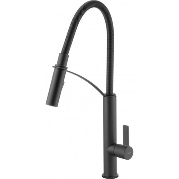 Poza cu DEANTE BLACK GERBERA (BGB_N72M) KITCHEN MIXER WITH PULL-OUT SPRAY