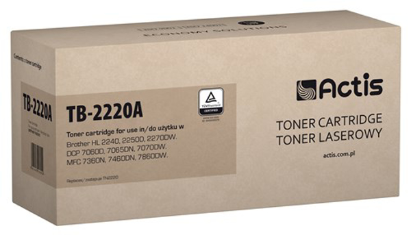 Poza cu Toner compatibil ACTIS TB-2220A (replacement Brother TN-2220 Standard 2 600 pages black)