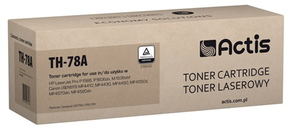 Poza cu Toner compatibil ACTIS TH-78A (replacement Canon, HP 78A CRG-728 CE278A Standard 2 000 pages black)