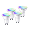 Poza cu Yeelight YLDP004-A W1 GU10 (colour) smart light bulb 4.5 W Wi-Fi white 4 pieces (YLDP004-A 4pcs)