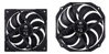 Poza cu ENDORFY FORTIS 5 DUAL FAN SPC307 CPU cooling PC Fan Radiator 14/12 cm Black (EY3A009)