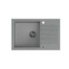 Poza cu QUADRON PETER 111 granite sink Steingran grey with manual siphon and screw cap (HCQP7850SZK)