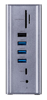 Poza cu UNITEK HUB USB-C 15IN1, 6XUSB,2XHDMI,DP,RJ45,SD (D1086A)