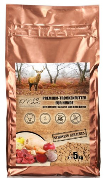 Poza cu O'CANIS dry roasted dog food- deer flavor- 10 kg