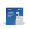 Poza cu Casti wireless SAVIO TWS-01 (in-ear, Bluetooth, wireless, with a built-in microphone, white color)