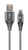 Poza cu Gembird CC-USB2B-AMCM-1M-WB2 USB cable 1m USB 2.0 USB A USB C Grey, White (CC-USB2B-AMCM-1M-WB2)