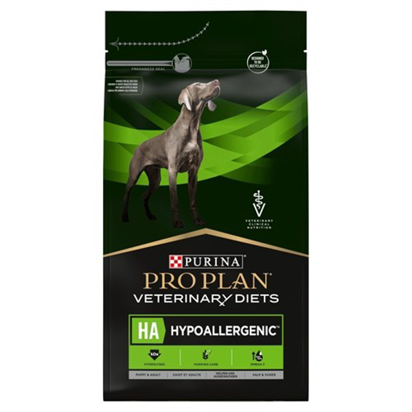 Poza cu PURINA Pro Plan Veterinary Diets Canine HA Hypoallergenic - dry dog food - 3 kg