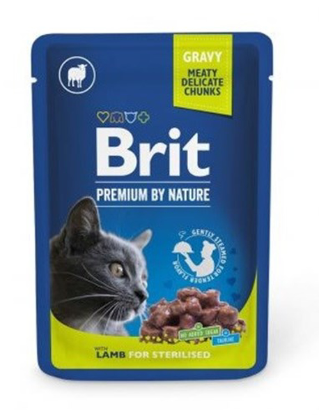 Poza cu Brit Premium By Nature Lamb for Sterilized 100g