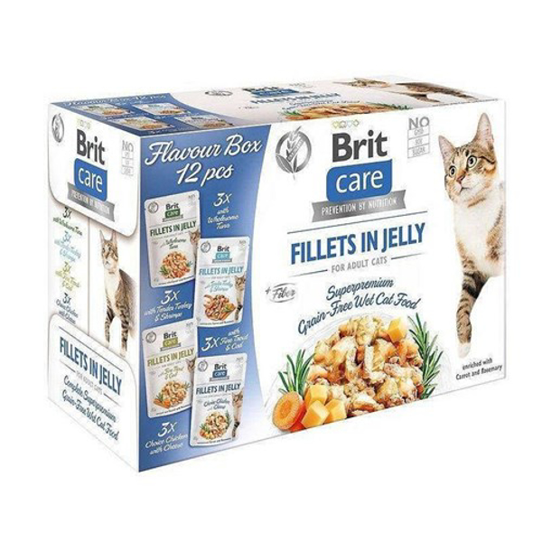 Poza cu BRIT Care Fillets in Jelly Flavour Box- wet cat food - 12 x 85g