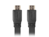 Poza cu Lanberg CA-HDMI-21CU-0005-BK HDMI cable 0.5 m HDMI Type A (Standard) Black (CA-HDMI-21CU-0005-BK)