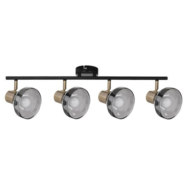 Poza cu Activejet LISA double black and gold ceiling wall light strip E14 wall lamp for living room (AJE-LISA 4P)