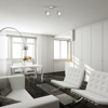Poza cu Activejet GIZEL double ceiling wall light strip chrome E14 wall lamp for living room (AJE-GIZEL 2P)