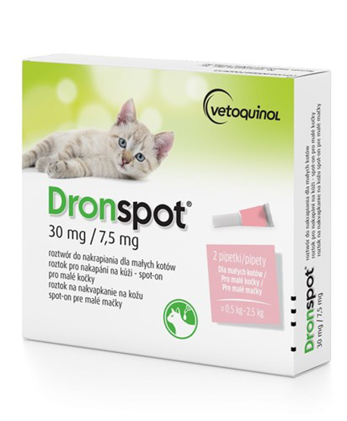 Poza cu Vetoquinol DRONSPOT for small cats (0,5-2,5kg)