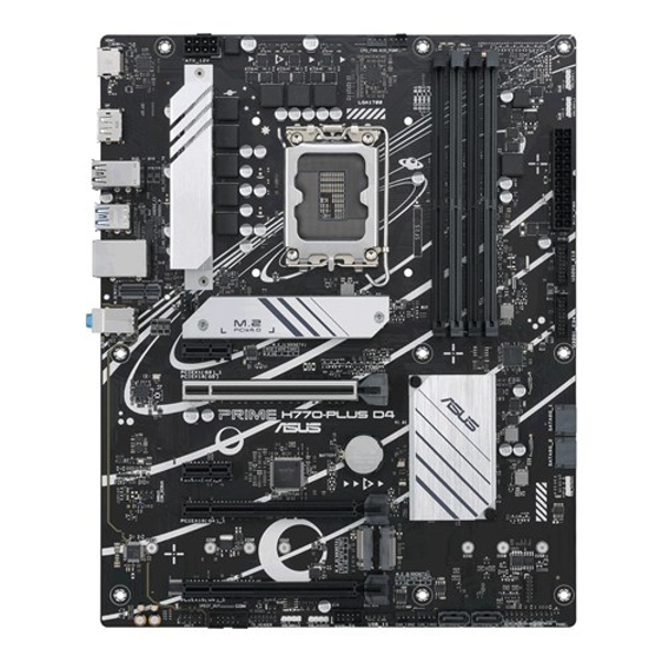 Poza cu ASUS PRIME H770-PLUS D4 Intel H770 LGA 1700 ATX Placa de baza (90MB1CU0-M0EAY0)