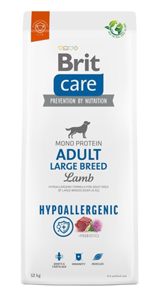Poza cu BRIT Care Hypoallergenic Adult Large Breed Lamb - dry dog food - 12 kg (100-172222)