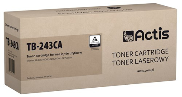 Poza cu Toner compatibil ACTIS TB-243CA (replacement Brother TN-243C Standard 1000 pages blue)