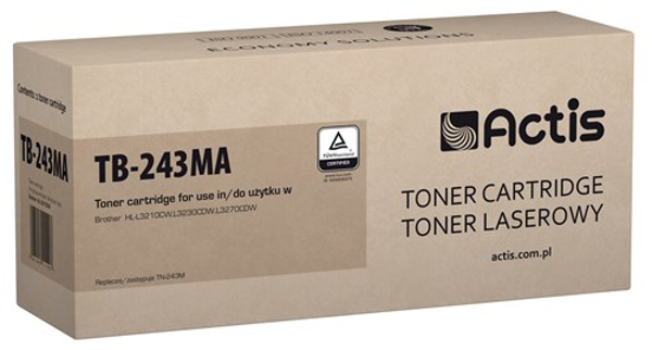 Poza cu Toner compatibil ACTIS TB-243MA (replacement Brother TN-243M Standard 1000 pages Magenta)