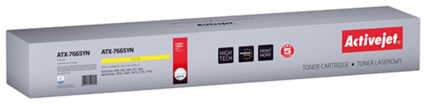 Poza cu Activejet ATX-7665YN Toner cartridge for Xerox printers, Replacement Xerox 006R01450, Supreme, 34000 pages, yellow (ATX-7665YN)