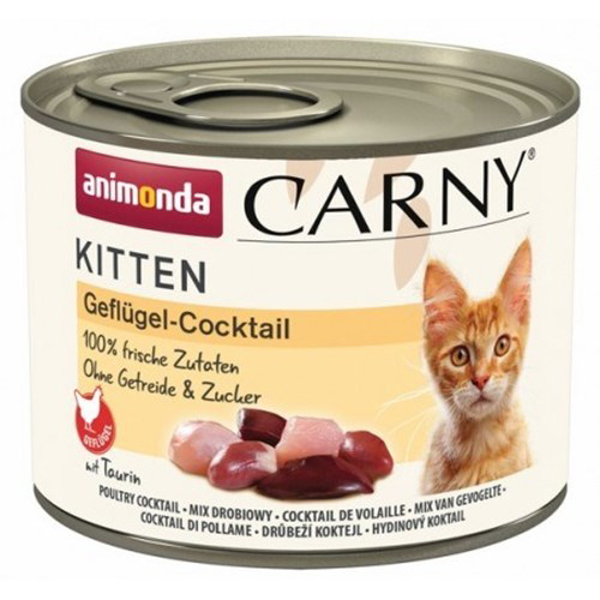 Poza cu ANIMONDA Carny Kitten Poultry Cocktail - wet cat food - 200g