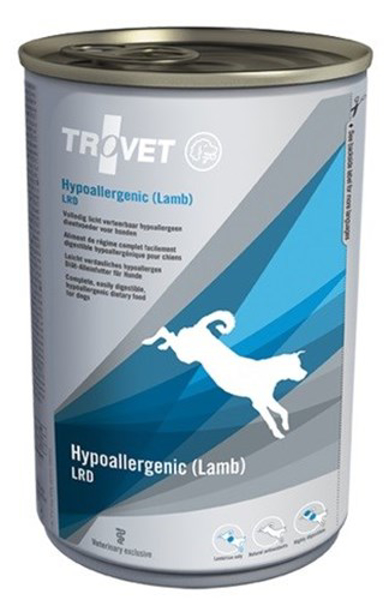 Poza cu TROVET Hypoallergenic LRD with lamb - Wet dog food - 400 g