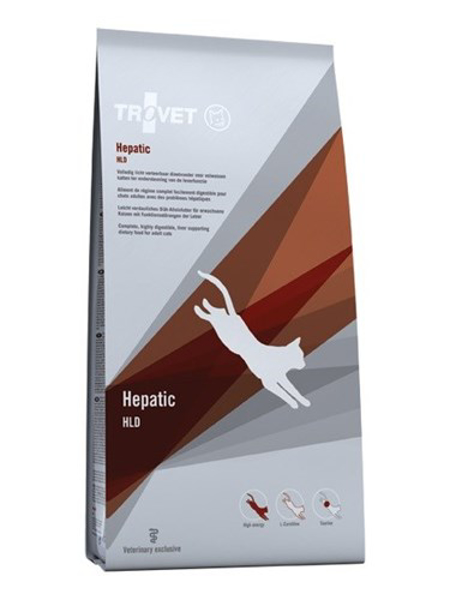 Poza cu TROVET Hepatic HLD with chicken- dry cat food - 3 kg