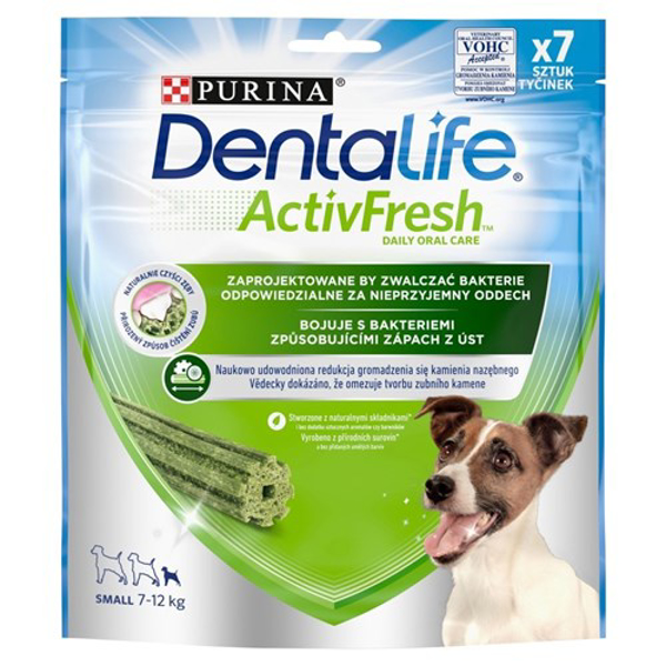 Poza cu PURINA Dentalife Active Fresh Small - Dental snack for dogs - 115g