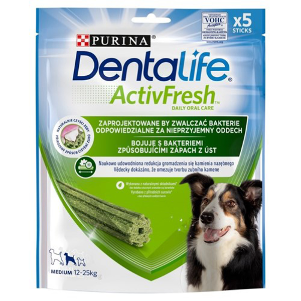 Poza cu PURINA Dentalife Active Fresh Medium - Dental snack for dogs - 115g
