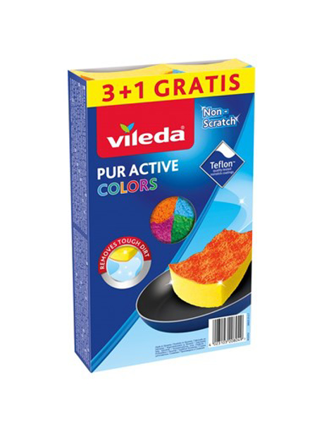 Poza cu Vileda Pur Active Colors dishwasher 4 pcs. (169492)