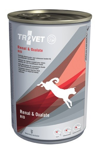 Poza cu TROVET Renal & Oxalate RID with chicken - Wet dog food - 400 g